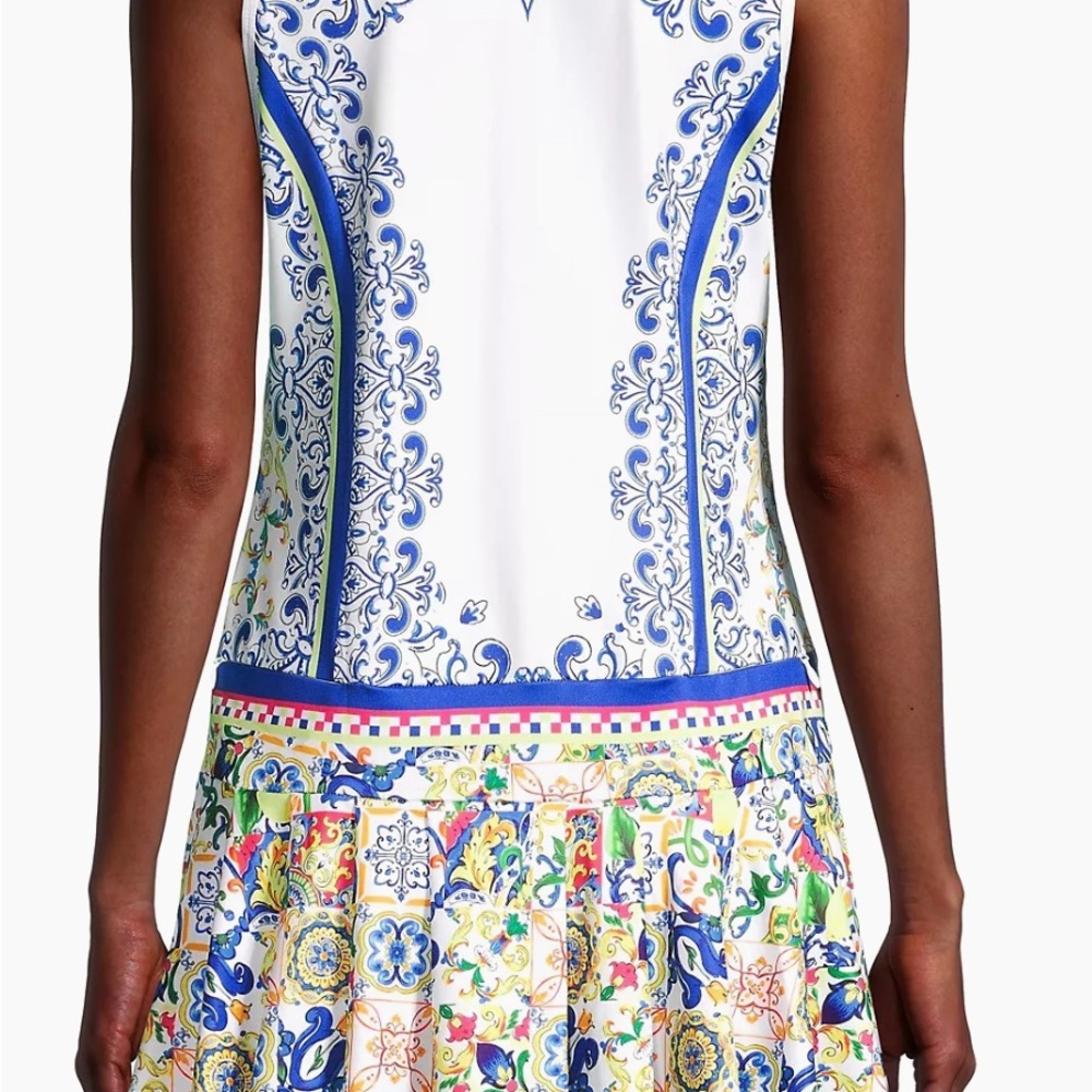 Multicolor Patterned Women's Dress